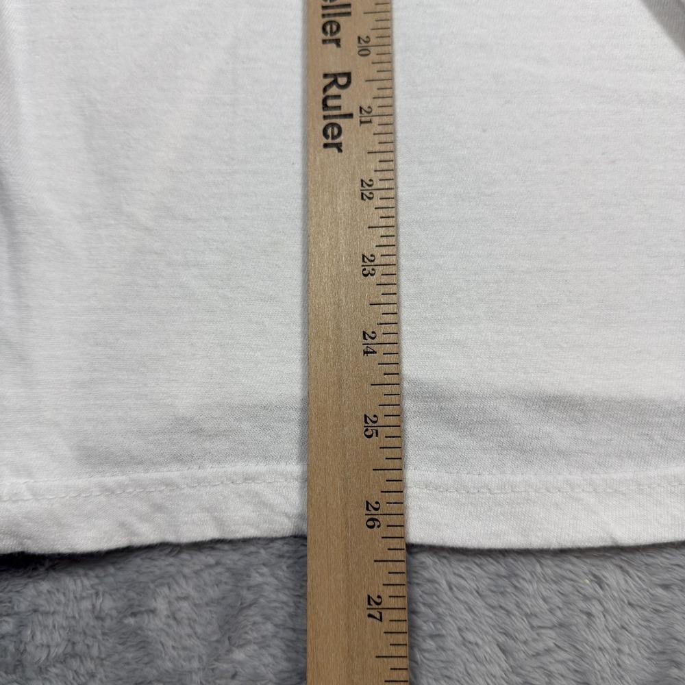 Vintage Bahama Mama Shirt Adult XL White Cat Graphic Dorsett Beach 90s REPAIR - Picture 6 of 16
